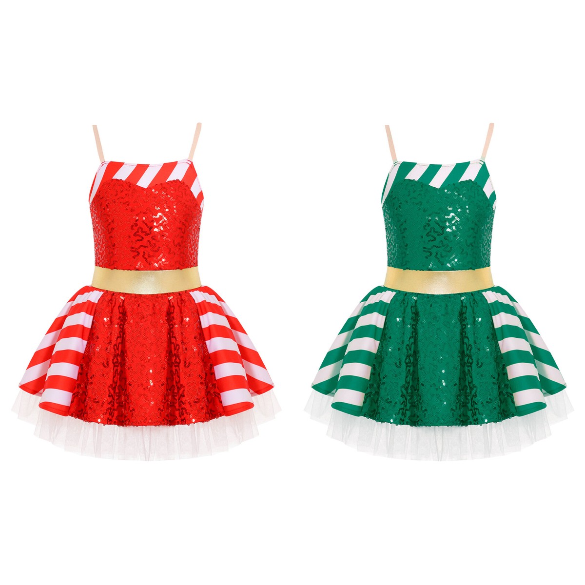 Kid Girls Dresses Party Fancy Dress Carnival Christmas Costume Teen Skirt  Xmas | eBay
