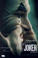 TODD PHILLIPS & LAWRENCE SHER Hand Signed 11x17 Photo JOKER Autograph JSA COA