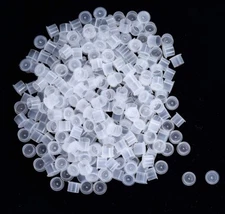 Ink Caps Medium,500pcs White Plastic Disposable Tattoo Ink Cups with Base📦