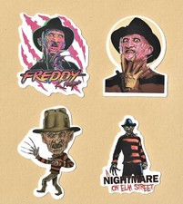 NIGHTMARE on ELM STREET/Freddy Krueger STICKERS HORROR gore KILLER slasher 2 XX