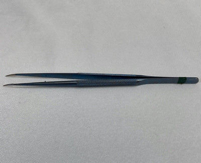 Codman 80-1807 Micro Tying Forceps Titanium Curved Fine Tip L: 7'' Cardiovascular