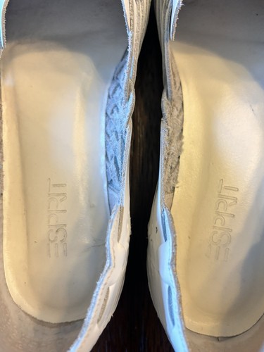 Vintage White Huarache Espirit Sandals, Shoes, 80s, Leather. 6 Wms, NOS With Box - Picture 9 of 14