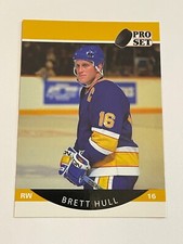 2021-22 Pro Set Hockey Yellow Parallel #1 - Brett Hull - St. Louis Blues