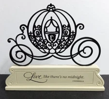 Cinderella Hallmark Disney Live Like There’s No Midnight Tabletop Home Decor