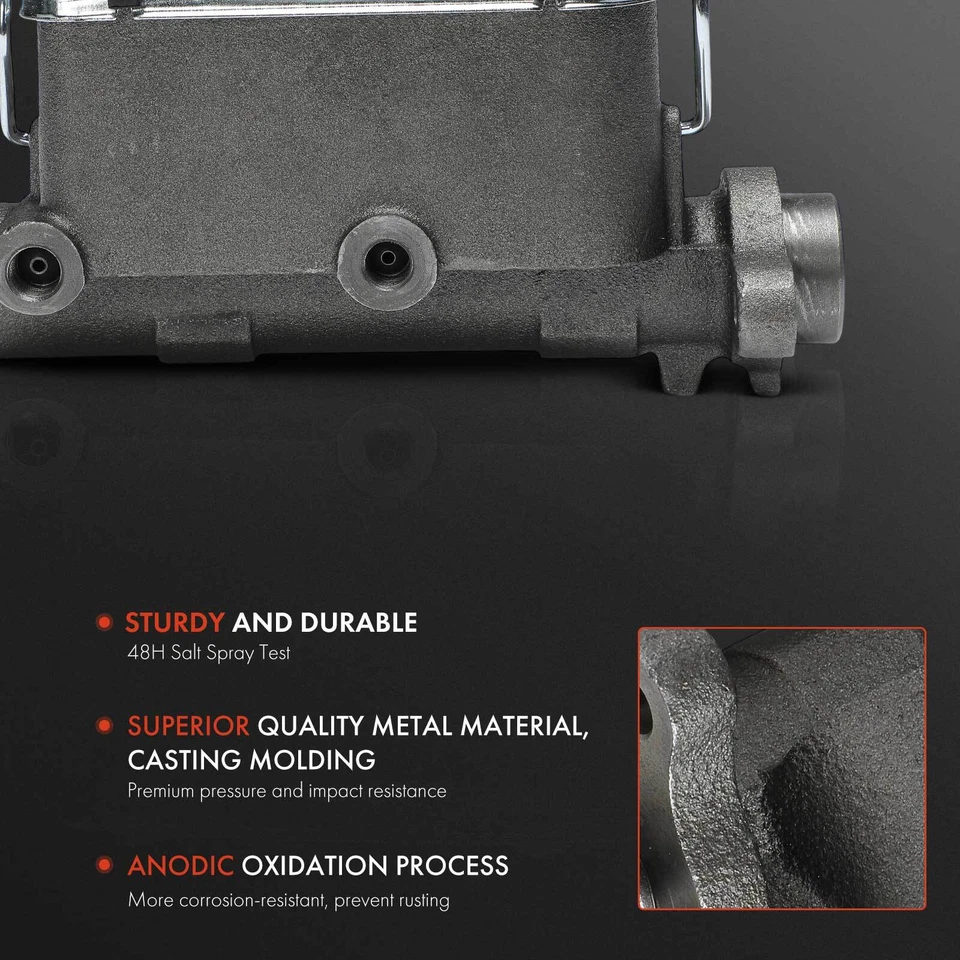 Cilindro mestre de freio com reservatório para Dodge W200 W300 International Harvester - Imagem 2 de 4