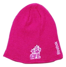 Canadian Football League Reebok CFL Helps Tackle Cancer BCA Pink Knit Hat Beanie