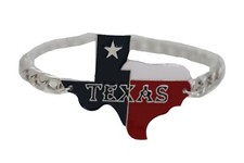 Women Silver Metal Chain Boot Bracelet Shoe Charm Anklet Texas State Lone Star