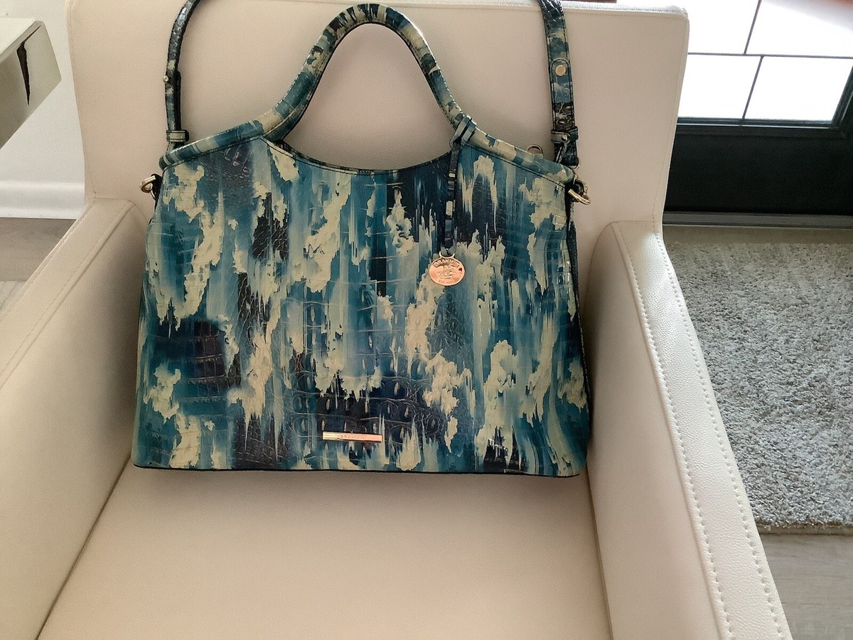 Brahmin Convertible Crossbody Satchel Coco Leather Bag | eBay Brahmin convertible bag display picture 1