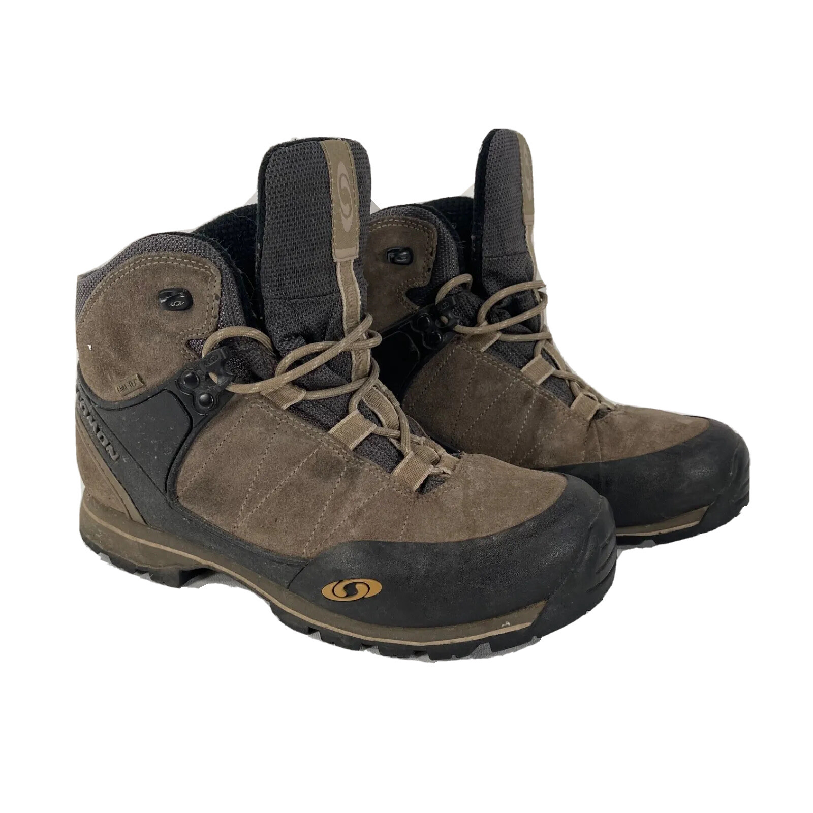 Stivali Salomon taglia US 7 UK 5 5 Gore Tex marroni neri arrampicata da uomo donna