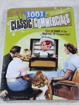 1001 Classic TV Commercials DVD Brand New 16 Hours