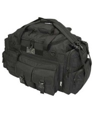 Saxon Holdall 65L Black Military Bag Army Style Molle Compatible