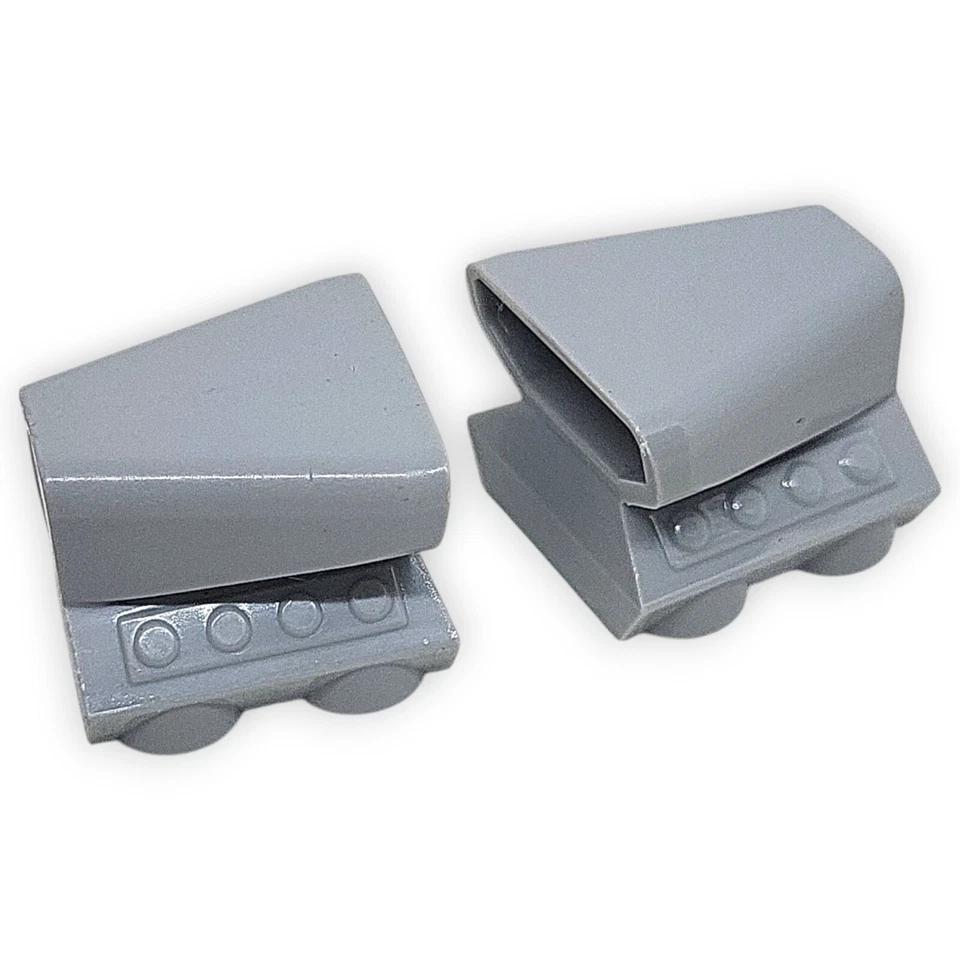 2x Lego Motor Motorblock 50943 2x2 Hellgrau Light Bluish Gray Auto Fahrzeug Teil - Bild 3 von 4