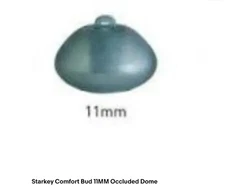 Starkey 11 MM Closed / Occlude Hearing Aid Dome - Ear Buds (Pack of 10) from USA