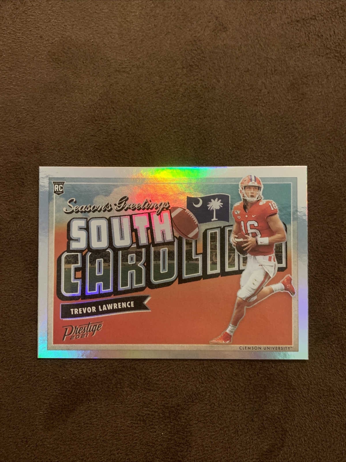 2021 prestige seasons greetings trevor lawrence