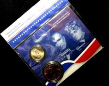 2009 Presidential $1 Coin Spouse Medal Set William Henry & Anna Harrison US MINT