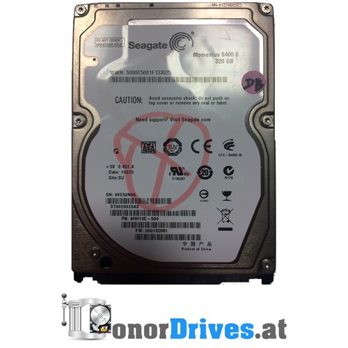 Seagate ST9320325AS - 9HH13E-500 - 320GB - SATA - PCB 100536286 Rev. E*