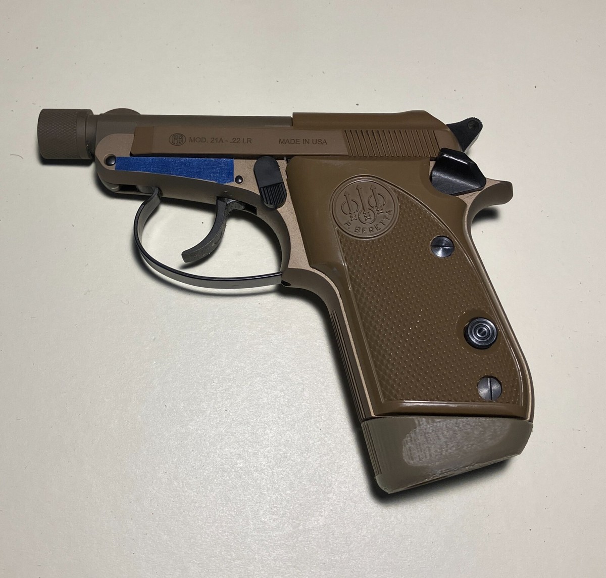 Beretta 21a Grip Extension Base Plate, FDE | eBay