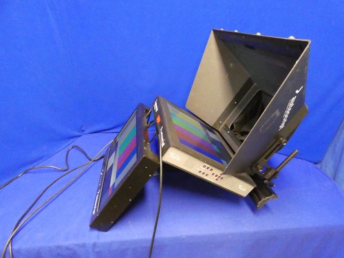 Autoscript LED19+TFT Analog Teleprompter w/Hood, 19WS HD-SDI Talent ...