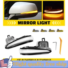 Right Left Side Mirror Indicator Turn Signal Light Lamp For Toyota RAV4 19-2023