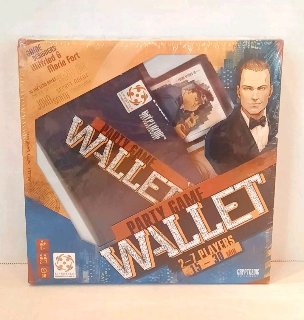 Wallet Party Game Social Deduction by Cryptozoic for 2-7 Players Ages 8+ New-image