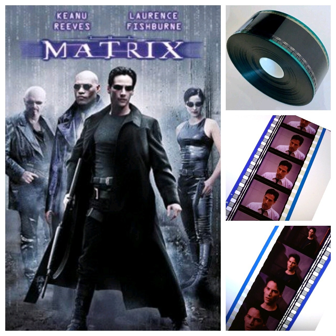 35mm THE MATRIX  (1999) FILM/MOVIE/TRAILER/TEASER REEVES KEANU C153