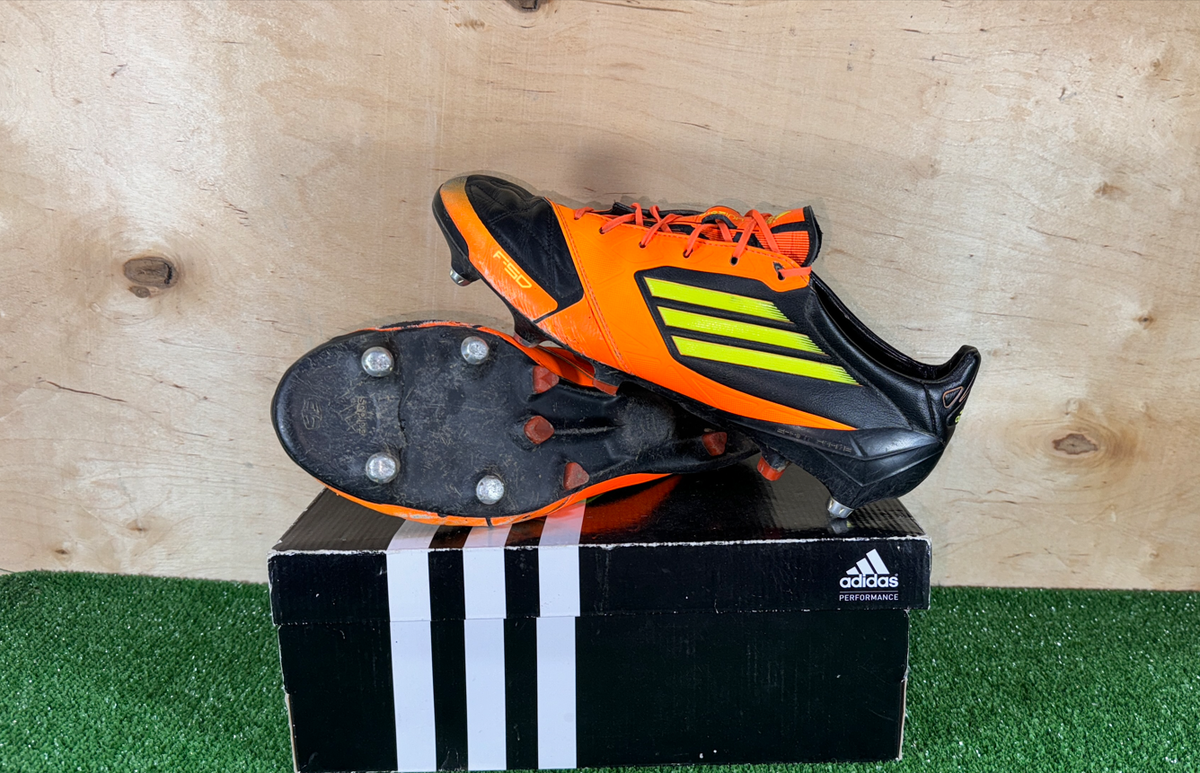 Adidas F50 Adizero SG Leathers V23967 Elite Black boots Cleats