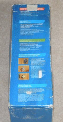 Schlage Front Entry Handleset F60 V CAM 505 PLY 605 Plymouth Ultima Brass NEW - Picture 3 of 6
