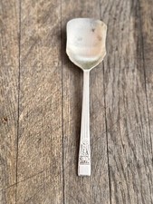VINTAGE JAMES RYALS 1937 Sugar Shovel  13.5 cm Long Silver Plate EPNS-marked