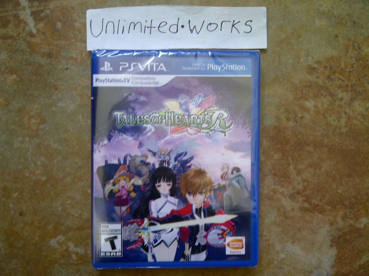 Tales of Hearts R Exclusive Retail Release PlayStation Vita PSV
