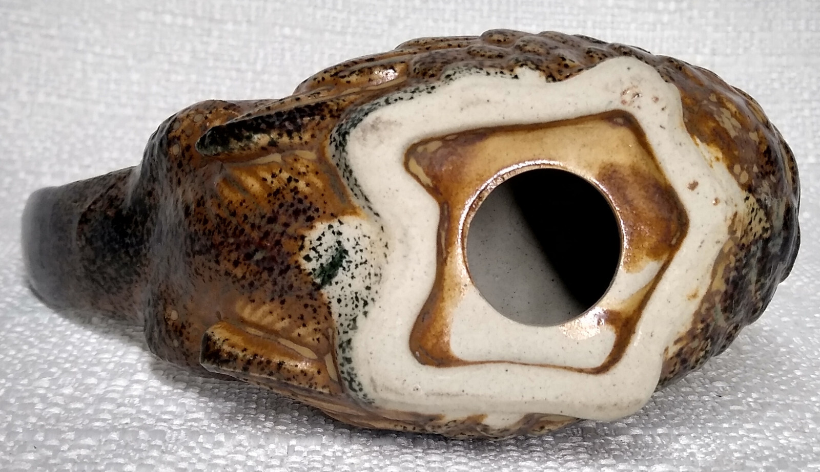 Vintage Brown Pheasant Bird Ceramic Figurine Shelf Decor 5"