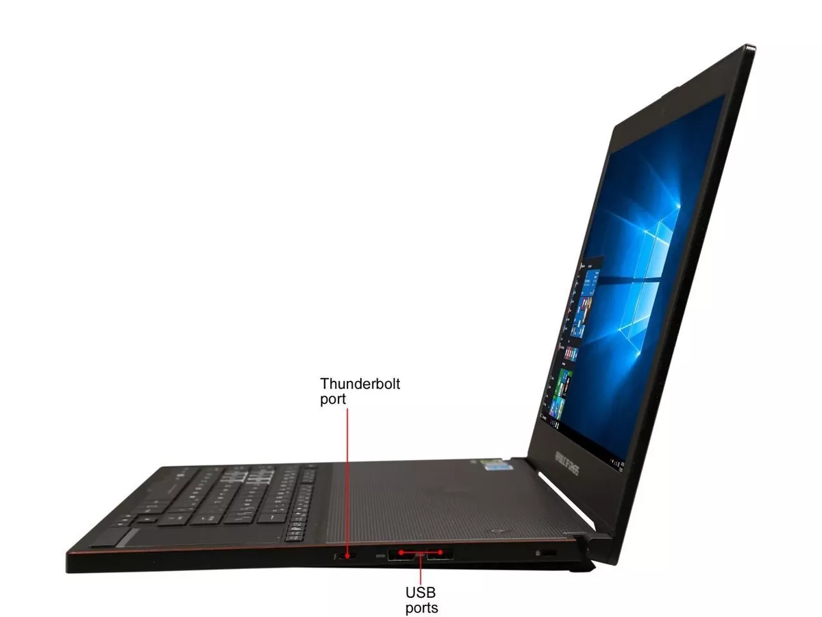 ASUS ROG Zephyrus GX501 15.6 FHD i7 7700HQ 16GB RAM 512GB SSD NVIDIA GTX 1080MQ