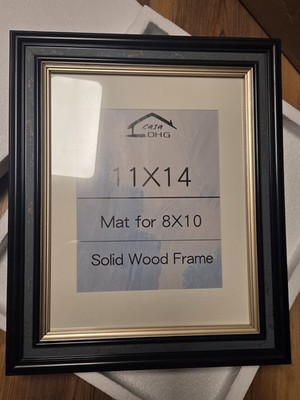 New (2) Pack Casa DHG 11x14 Vintage Wooden Picture Frames Wedding Decor Blue