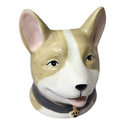 Molly & Rex Vase/Planter/Pen Holder Corgi Dog