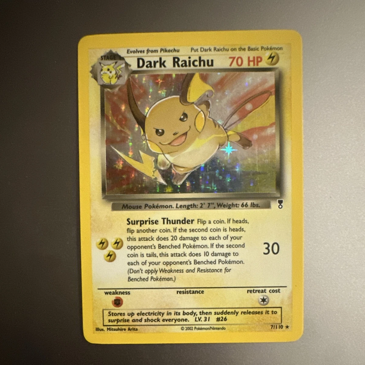 Dark Raichu 7/110 Legendary Collection for sale | eBay
