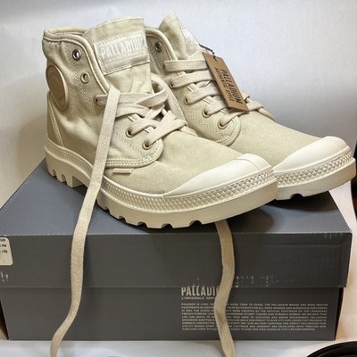Palladium Pampa Hi Sneaker Boots B-Kids 7 (W 8.5 ) Sahara Beige V Varsity 40 NEW