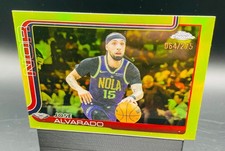 2025-26 Topps Chrome Basketball #144 Jose Alvarado Yellow Refractor /275