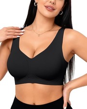Wireless Jelly Bras for Women Seamless No Underwire Push Up Bra Supportive Fu...