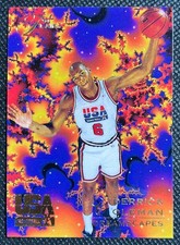 1994 Fleer Flair Dreamscapes USA Basketball Derrick Coleman #16 Nets