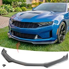 Fit For Chevy Camaro Ss Lt Ls Rs Front Splitter Lip Carbon Fiber Look 2016-2024 Fit For Chevy Camaro Ss Lt Ls Rs Front Splitter Lip Carbon Fiber Look 2016-2024