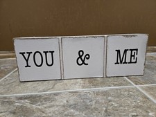 White Wedding Decor Sign
