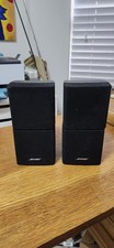x2 Bose Double Cube Acoustimass Lifestyle Speakers  Black