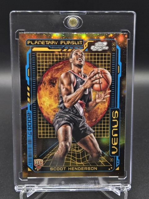 2023-24 Topps Cosmic Chrome Planetary Pursuit Scoot Henderson #PPV-10 Venus (RC)