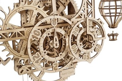 Modelbau Ugears Aero Uhr - 320 Bauteile Weihnachtsgeschenk