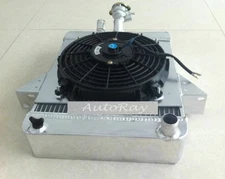 Alloy Radiator + Shroud +Fan for Triumph GT6 1966-1973 67 68 69 70 71 72 MT