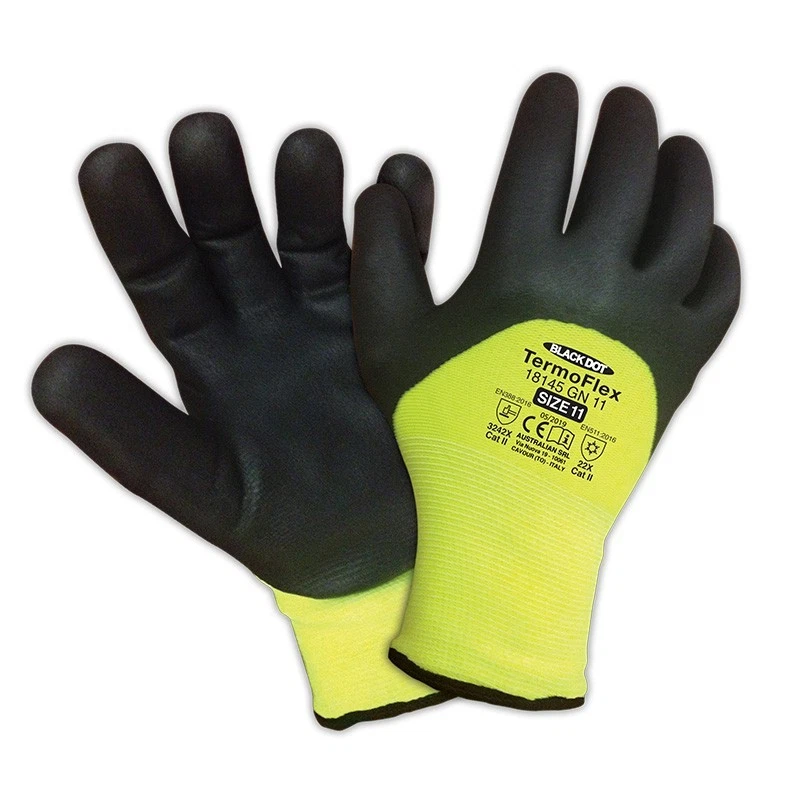 Guanti TermoFlex Australian Antiscivolo Termici da Lavoro Invernali TG.9 - Immagine 2 di 2