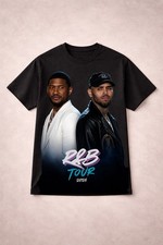 Chris Brown & Usher Inspired Vintage Tour Tee Graphic T-Shirt Streetwear 2026