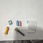 BLUE BATHROOM SET Calico Criters Epoch Japan Sylvanian Families — photo 4