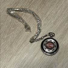 Never Used Franklin Mint Harley-Davidson Heritage Softail Pocket Watch