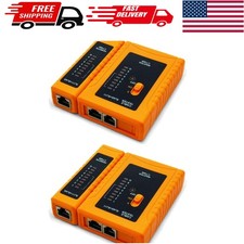 Dual Network Cable Testers for Open, Short, Crossed Wires - NF-468 Essentials