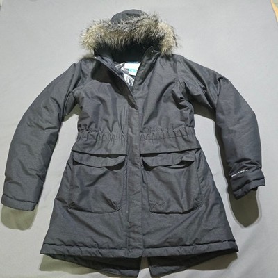 Columbia Winter Nordic Strider Parka Jacket girls Large Omni-Heat Hood